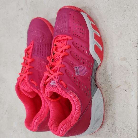 K-Swiss sneakers men's 5.5 women's 7.5 Pink and coral Flow Coolsystem Dura Wrap - Picture 4 of 16